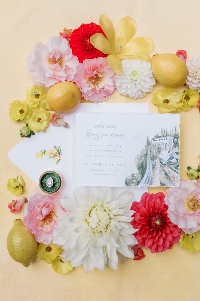 Lemon inspired bridal shower inspiration