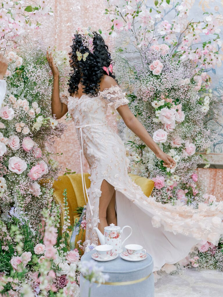 Floral-filled wedding decor