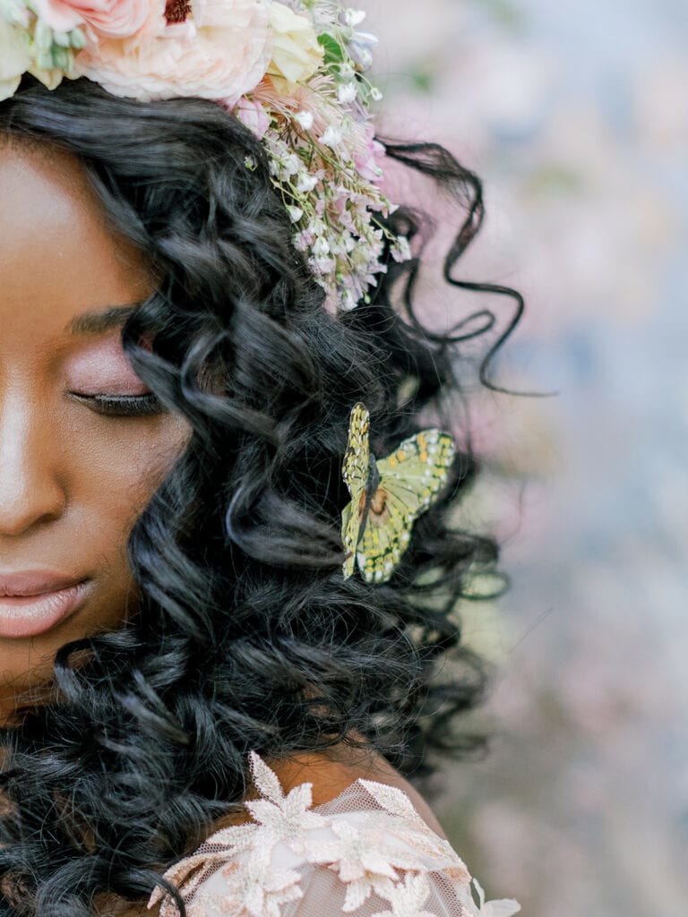 Butterfly bridal accessories