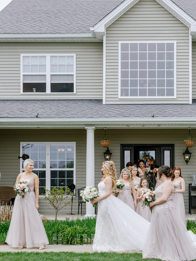 Bridal party escort