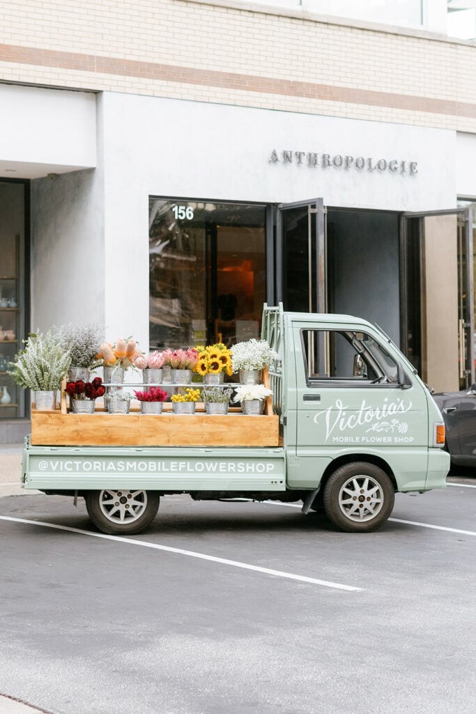 Victoria's Mobile Flower Shop Truck