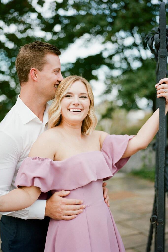 Mellon Park engagement session with Lauren Renee Photography