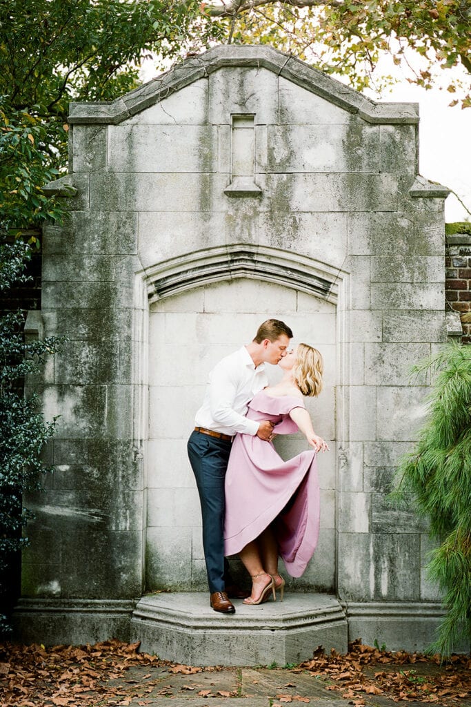 Mellon Park engagement session with Lauren Renee Photography