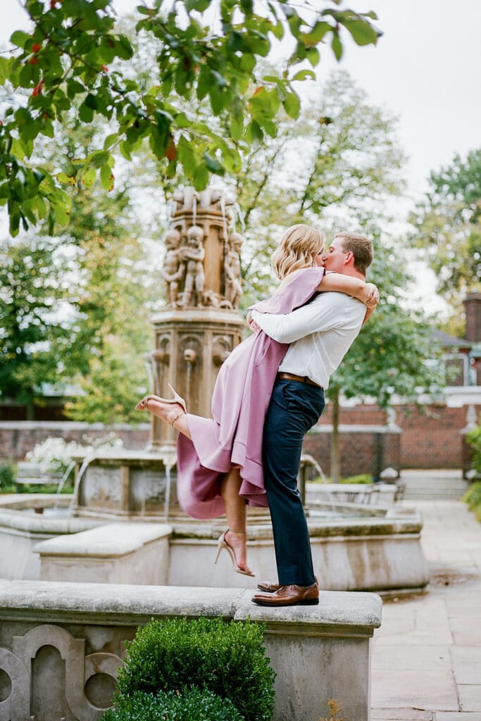 Mellon Park engagement session with Lauren Renee Photography