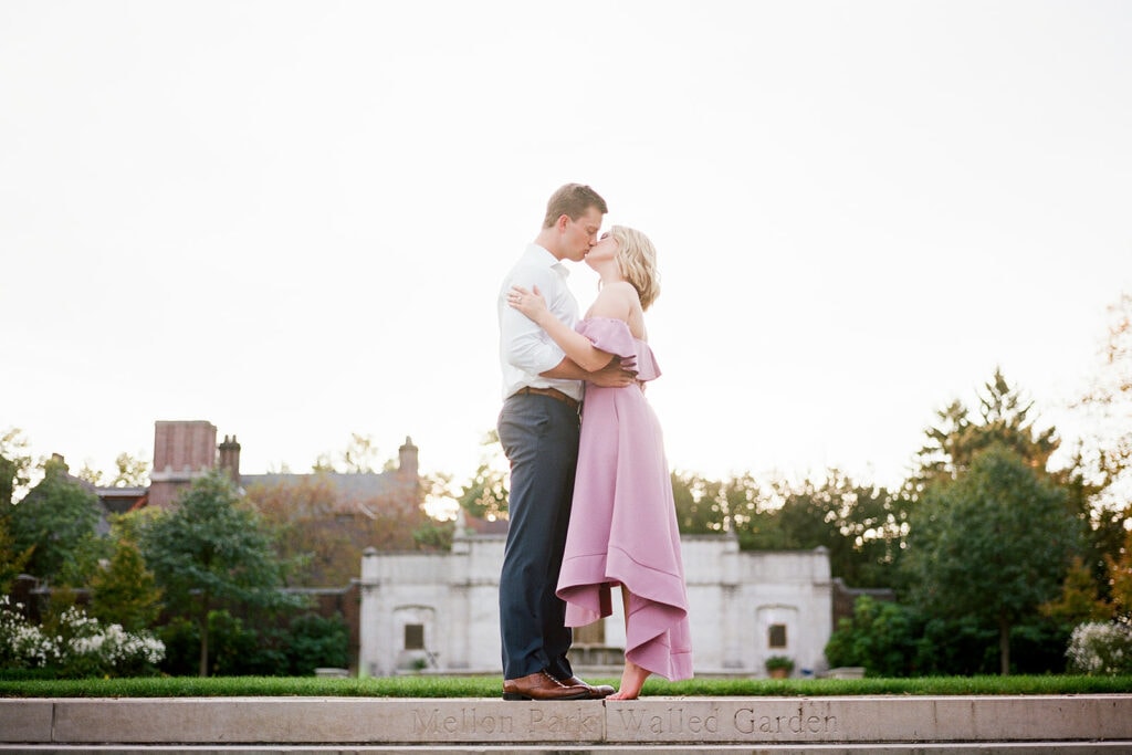 Mellon Park engagement session with Lauren Renee Photography