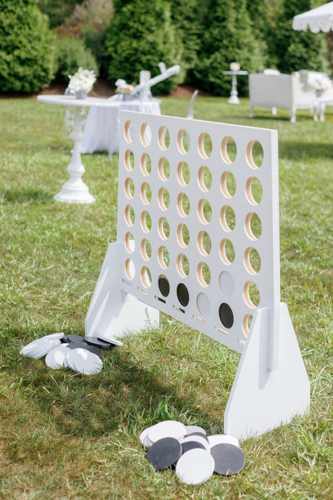 Outdoor anniversary party games