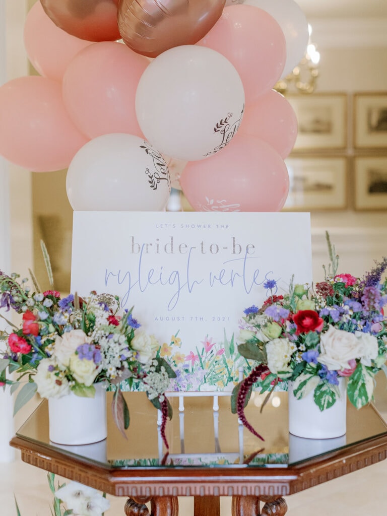 Pittsburgh Field Club Bridal Shower Entrance