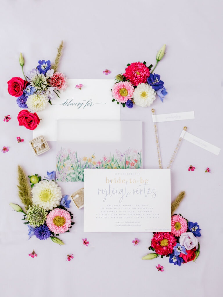 Garden Inspired Bridal Shower Invitations