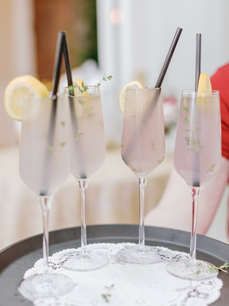 Lavender Signature Bridal Shower Cocktails
