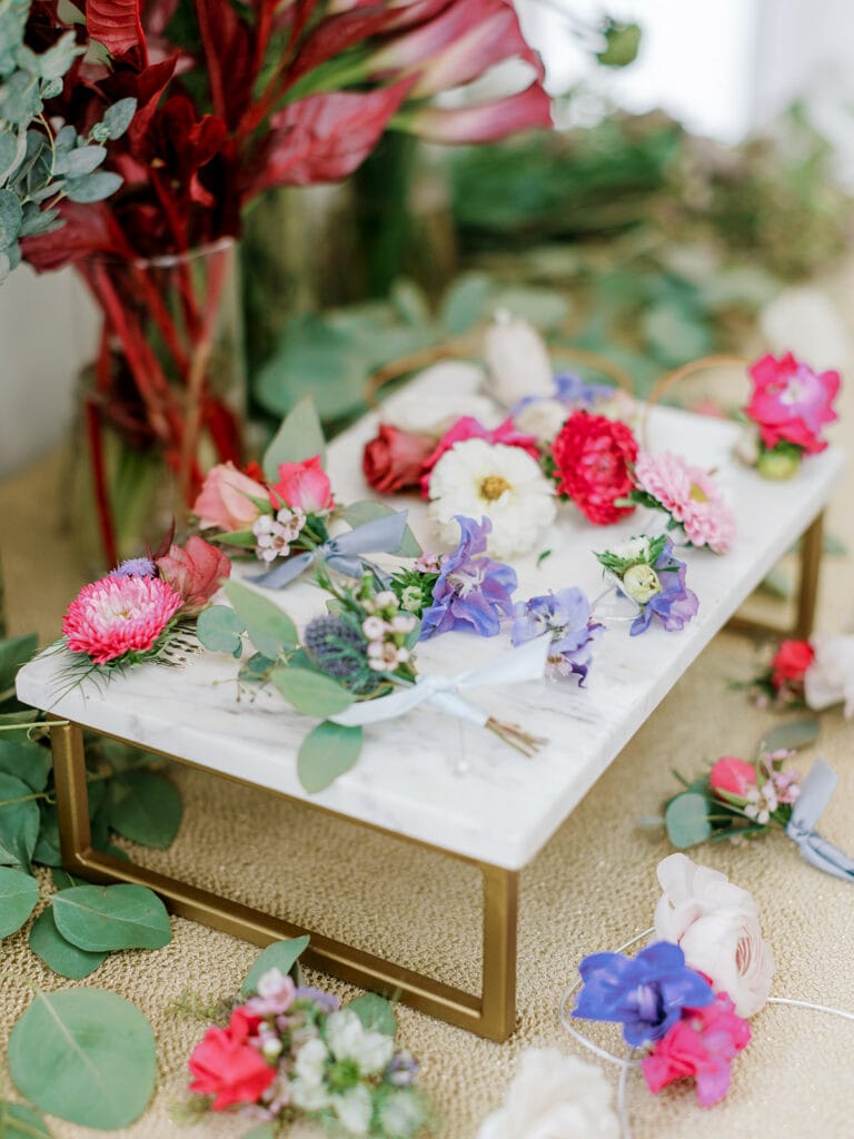 Build Your Own Bouquet Bridal Shower Inspiration