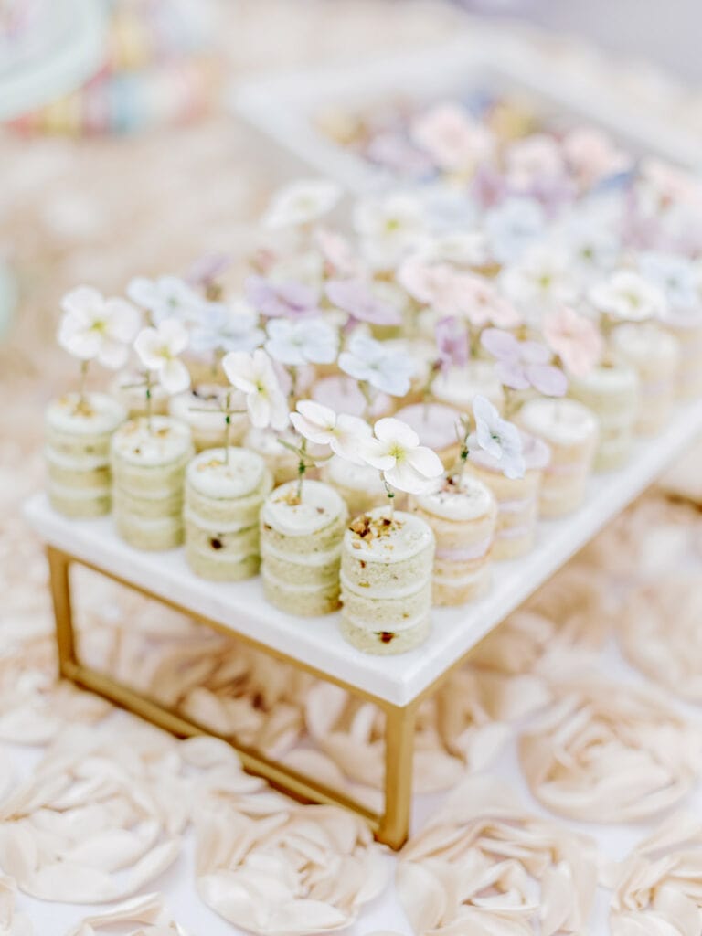 Garden Inspired Bridal Shower Desserts