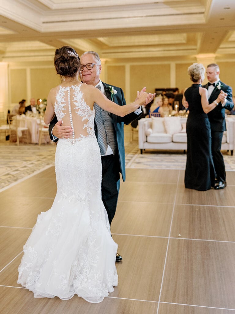 wedding reception at nemacolin woodlands resort