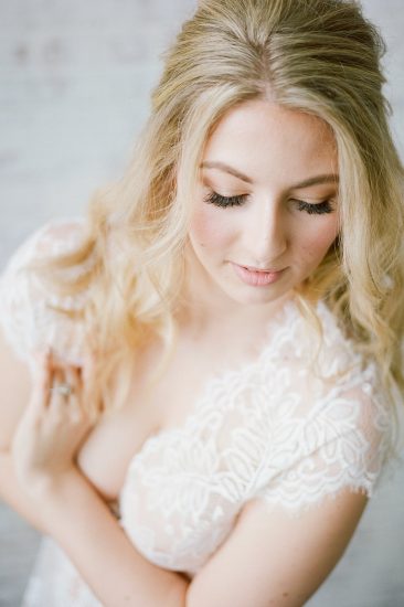 portrait of a woman wearing a white lace romper: Pittsburgh Boudoir Photography
